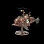 FS12352 Steampunk Figur Fisch U Boot Sub Piranha - 360° presentation