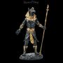 FS12897 Aegyptische Krieger Figur Anubis Schwarz Gold - 360° Ansicht