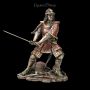 FS13415 Samurai Figur Krieger mit Schwert - 360° Ansicht