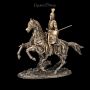 FS15732 Ritter Figur Kavalier mit Pferd und Speer - 360° Ansicht
