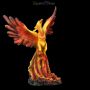 FS19967 Phoenix Figur entsteigt Flammen - 360° presentation