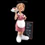 FS20487 Funny Jobs Figur Kellnerin mit Tablett - 360° Ansicht