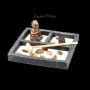 FS20534 Zen Garten mit Moench Figur - 360° presentation
