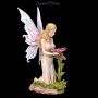 FS20781 Elfen Figur Florina kniet vor Blume - 360° Ansicht