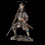 FS20904 Samurai Figur Krieger in Ruestung mit zwei Schwertern - 360° presentation