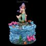 FS21234 Kleine Meerjungfrauen mit lila Haaren Schatulle - 360° presentation