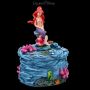 FS21235 Kleine Meerjungfrauen mit roten Haaren Schatulle - 360° presentation