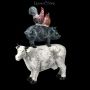 FS21261 Huehner auf Schwein auf Kuh Figur - 360° presentation