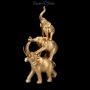FS21262 Gestapelte Elefanten Figuren - 360° Ansicht