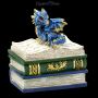 FS21696 Drache Dragonling Schatulle Diaries blau - 360° presentation