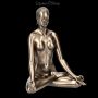 FS21788 Weibliche Akt Figur Yoga Padmasana Stellung - 360° Ansicht