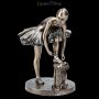 FS22287 Ballett Figur Ballerina bei Vorbereitung - 360° Ansicht