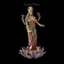 FS22513 Lakshmi Figur auf Lotus - 360° Ansicht