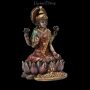 FS22673 Lakshmi Figur mit Lotusbluete klein - 360° Ansicht