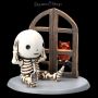 FS22834 Skelett Figur Lucky hoert Eule - 360° presentation