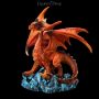 FS23097 Drachen Figur orange Ember Guard - 360° presentation