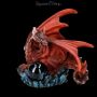 FS23099 Drachen Figur rot Flame Protection - 360° presentation