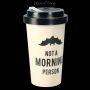FS23122 Kaffeebecher Fledermaus Not a Morning Person - 360° Ansicht