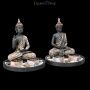FS23223 Buddha Figuren Set mit Teelichthalter - 360° Ansicht