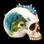 FS23381 Totenkopf mit Drache Crystal Cave Blue - 360° Ansicht