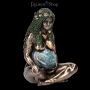 FS23437 Himmlische Gaia Figur Mutter Erde klein bronziert - 360° presentation