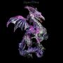 FS23499 Drachen Figur Purple Dragon Protector - 360° Ansicht
