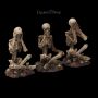 FS23500 Skelett Figuren sitzend 3er Set Nichts Böses - 360° presentation