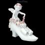 FS23690 Engel Figur Putte mit Rosen und Schuh - 360° Ansicht