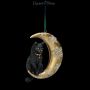 FS23772 Christbaumschmuck Katze auf Mond - 360° Ansicht