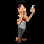 FS23908 Funny Social Figur mit Mittelfinger - 360° presentation