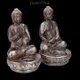 FS23993 Buddha Teelichthalter 2er Set Meditation - 360° presentation