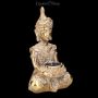 FS23995 Buddha Teelichthalter Goldfarben klein - 360° presentation