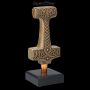 FS24219 Bierhahngriff Thors Hammer bronzefarben - 360° presentation