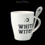 FS24234 Kaffeetasse mit Löffel White Witch - 360° Ansicht