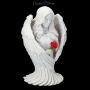 FS24263 Engelfigur Angel Blessing mit Rose groß - 360° presentation