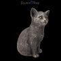 FS24347 Katzenfigur bronziert - 360° presentation