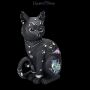 FS24374 Katzenfigur mit Tattoos Nine Lives - 360° presentation