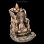 FS24423 Backflow Räucherhalter Buddha mit Lotus - 360° Ansicht