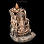 FS24424 Backflow Räucherhalter Ganesha mit Lotus - 360° Ansicht