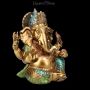 FS24535 Ganesha Figur mit vier Händen - 360° Ansicht