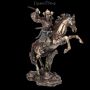 FS24685 Samurai Figur - Krieger mit steigendem Pferd - 360° presentation