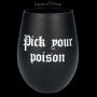 FS24811 Weinglas schwarz Pick Your Poison - 360° Ansicht