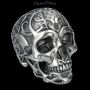 FS25008 Totenkopf Tribal Skull silber by Design Clinic - 360° Ansicht