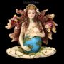 FS25072 Gaia Figur Mutter Erde schwanger bemalt - 360° Ansicht
