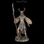 FS25107 Druiden Figur Keltisch mit Geweih und Flügeln - 360° presentation