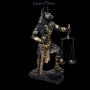 FS25222 Anubis Figur mit Waage fällt Urteil schwarz - 360° presentation