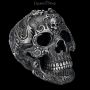 FS25452 Totenkopf schwarz Gothic Skull - 360° presentation