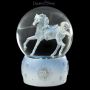 FS25503 Schneekugel Pferd Snow Crystal - 360° Ansicht