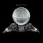 FS25689 Kristallkugel mit Halter - 360° Ansicht