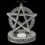 FS25797 Teelichhalter Wicca Hexen Pentagramm - 360° presentation